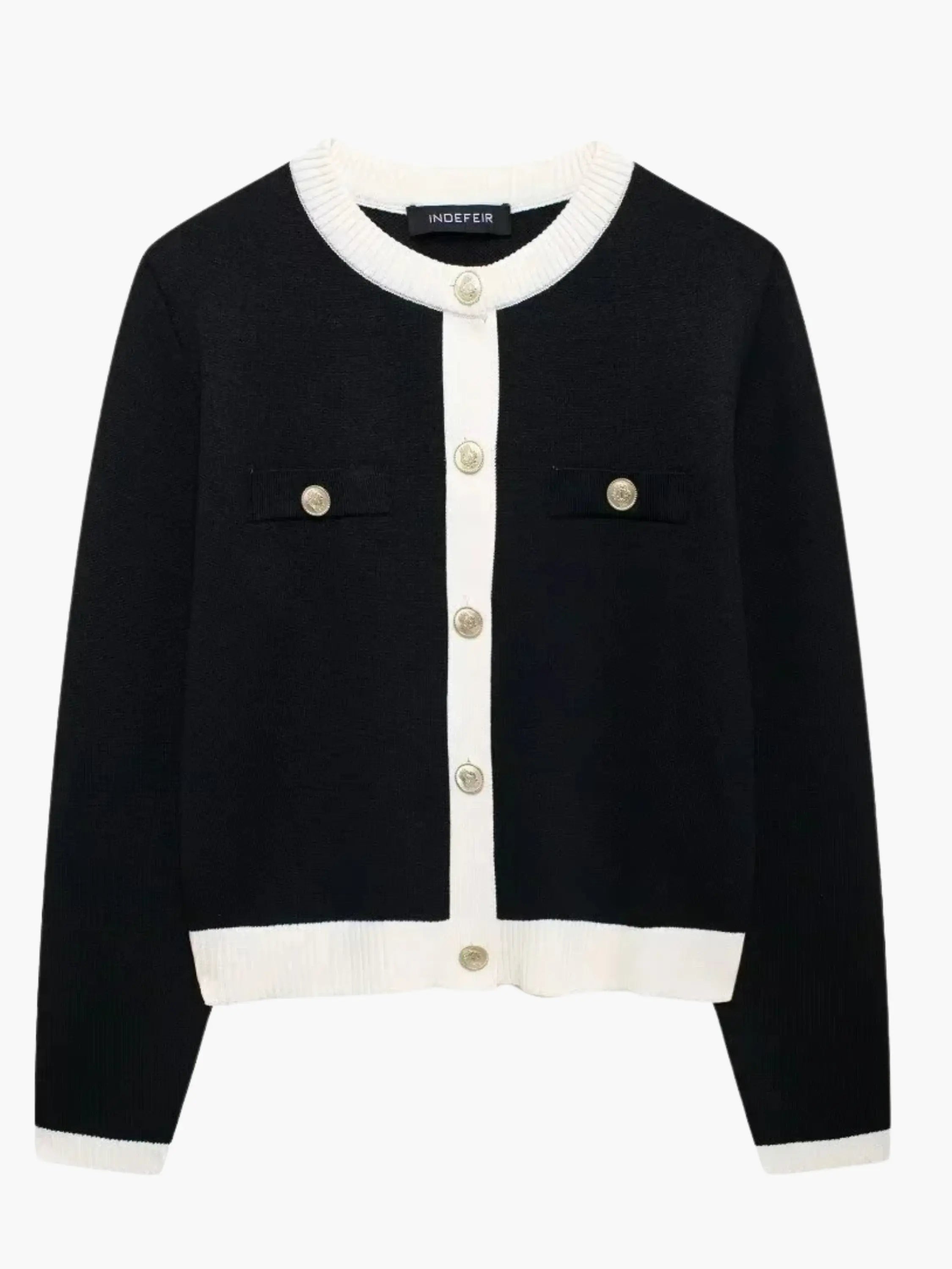 Kristina | Strickjacke mit Knopfleiste
